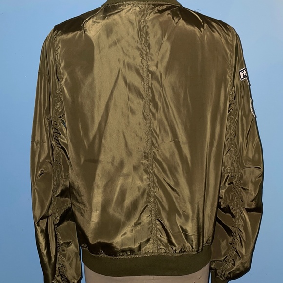 It Girl Bomber Jacket w/ Patches - Picture 2 of 3